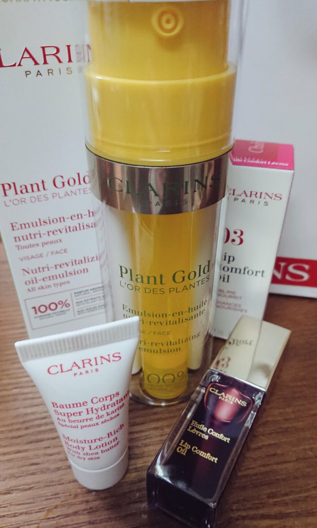 プラントゴールド オイルーエマルジョン/CLARINS/乳液を使ったクチコミ（1枚目）