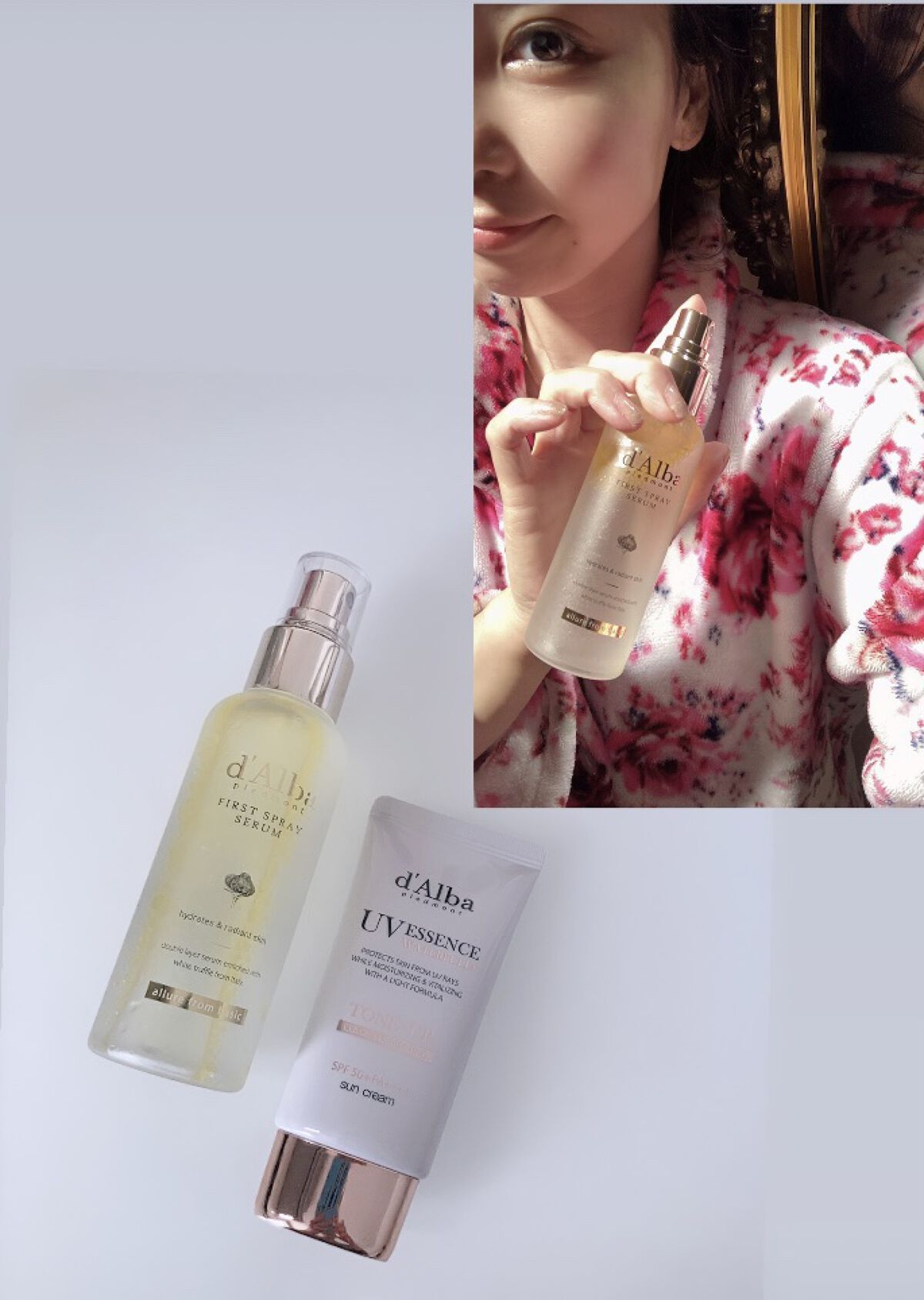 ダルバ ホワイトトリュフファーストスプレーセラム/ダルバ/ミスト状化粧水を使ったクチコミ（1枚目）