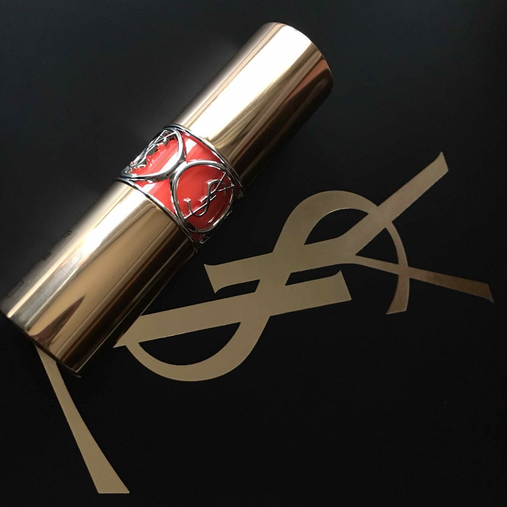 ルージュ ヴォリュプテ シャイン/YVES SAINT LAURENT BEAUTE/口紅を使ったクチコミ(1枚目)