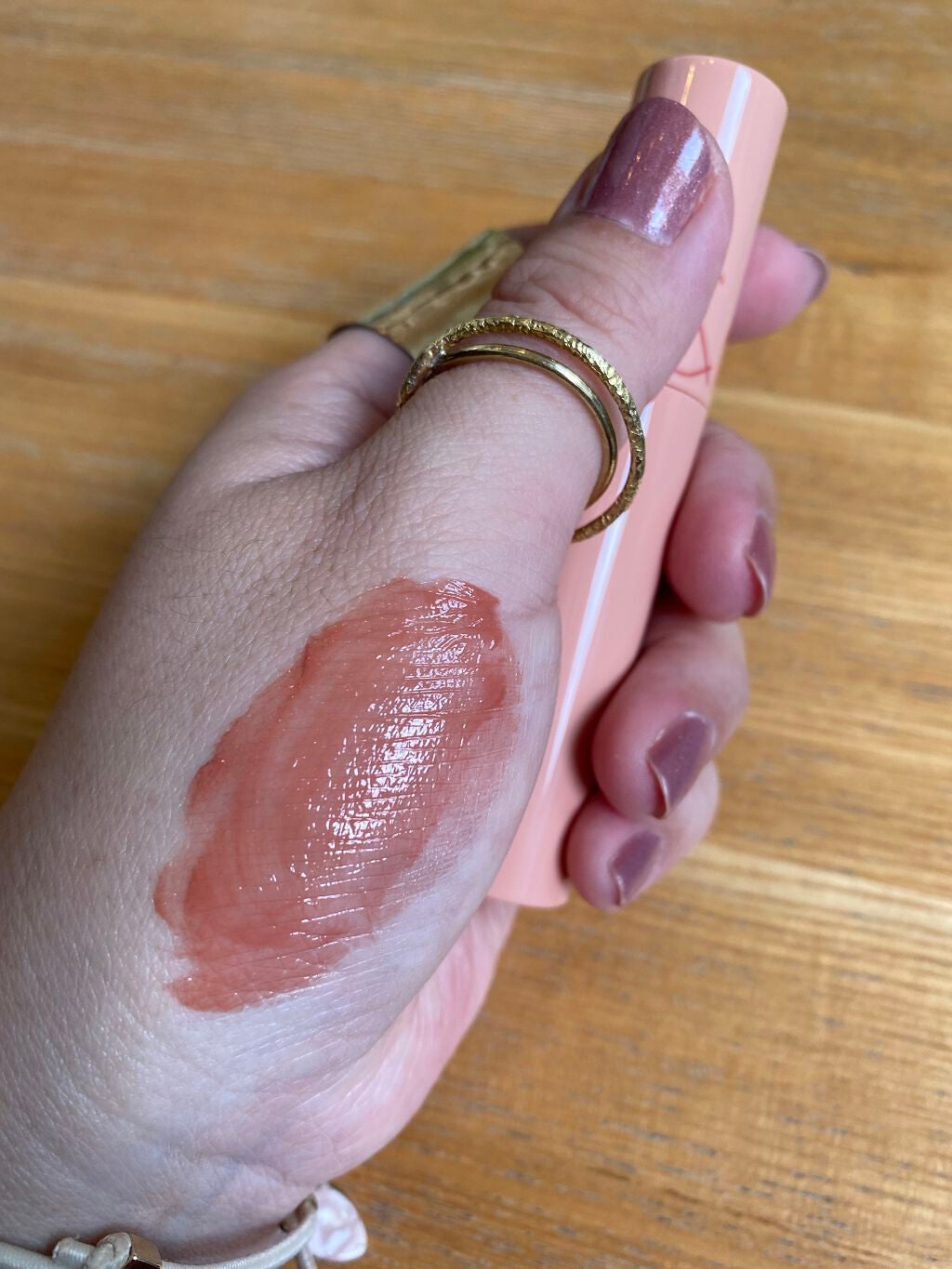 ジューシーラスティングティント/rom&nd/リップティントを使ったクチコミ(3枚目)