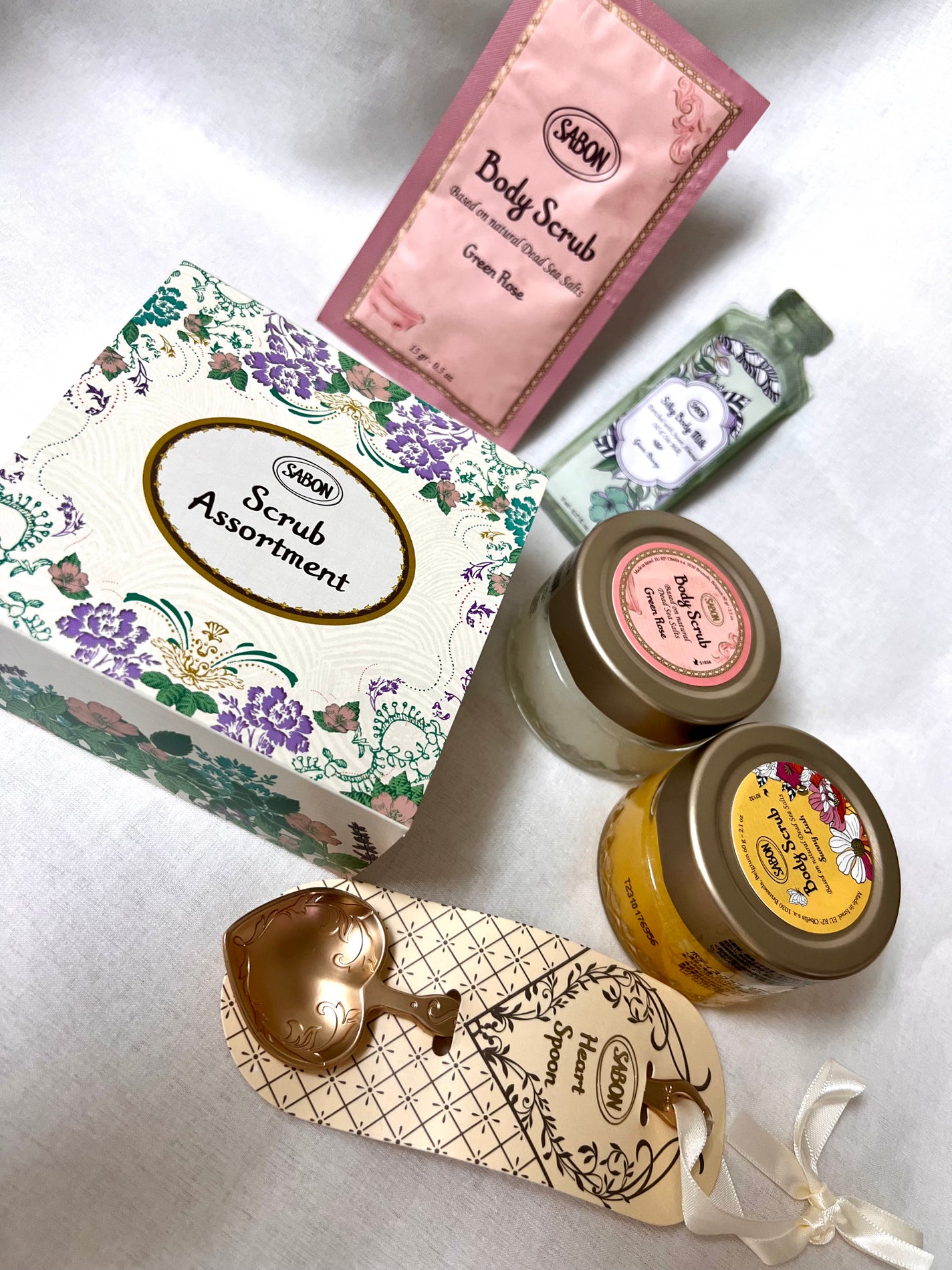スクラブアソートメントキット NEW Geranium & Rose/SABON/その他キットセットを使ったクチコミ(4枚目)