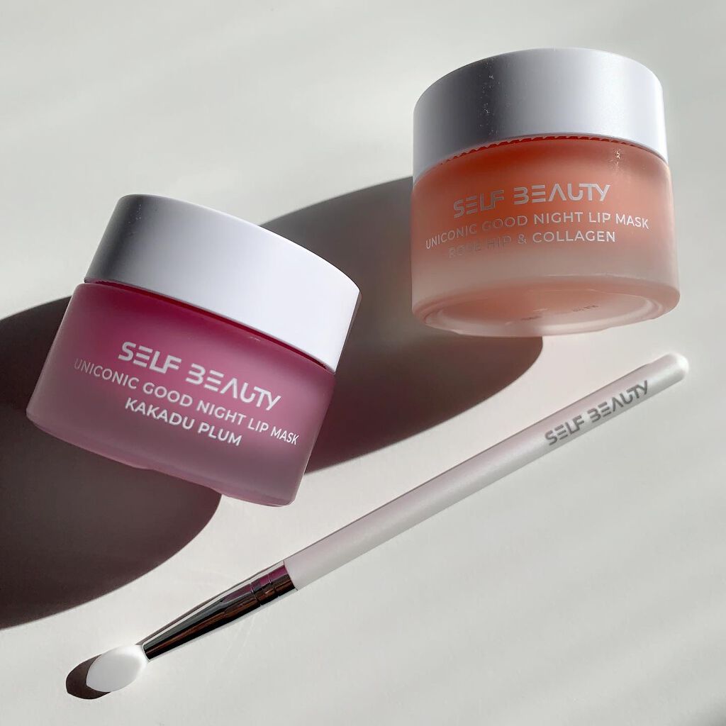 ユニコーングッドナイトリップマスク カカドゥプラム/SELF BEAUTY/リップマスクを使ったクチコミ（1枚目）