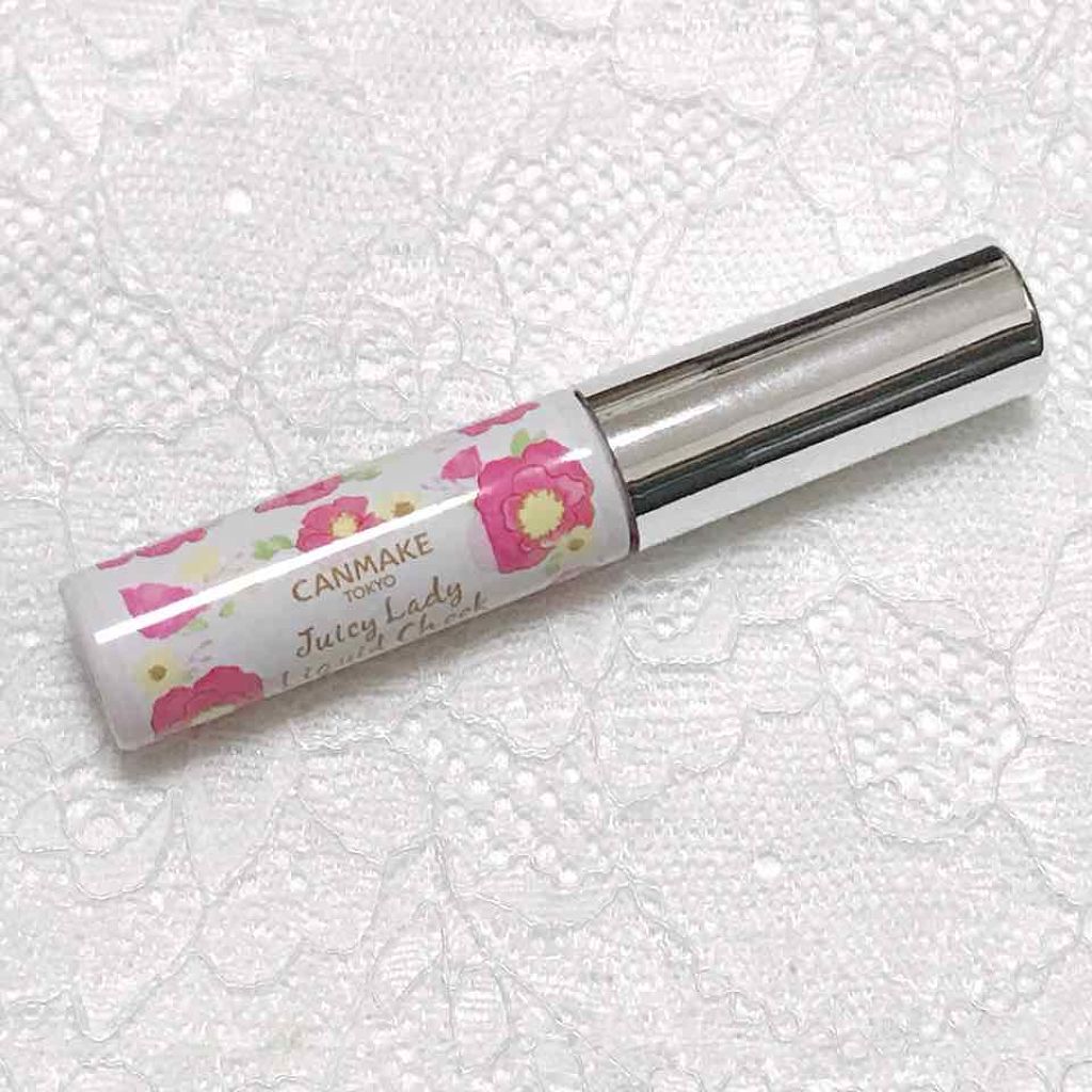 ジューシーレディリキッドチーク/キャンメイク/リキッドチークを使ったクチコミ（1枚目）