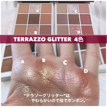 TERRAZZO Shadow palette/HOLIKA HOLIKA/アイシャドウパレットを使ったクチコミ（4枚目）