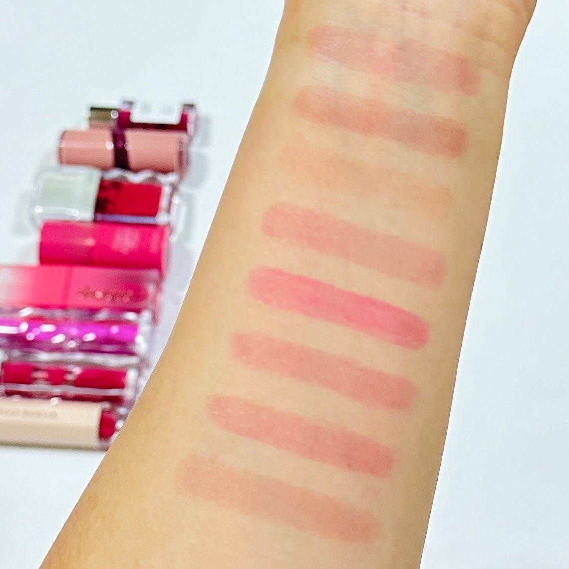 ブルーミングエディション サテングローリップ ステイン/DEAR DAHLIA/口紅を使ったクチコミ(4枚目)