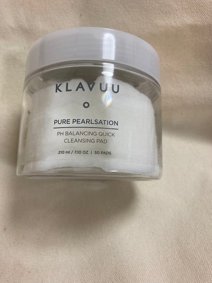 ピュア パールセーション PH バランシング クイック クレンジング パッド/KLAVUU/その他洗顔料を使ったクチコミ(1枚目)