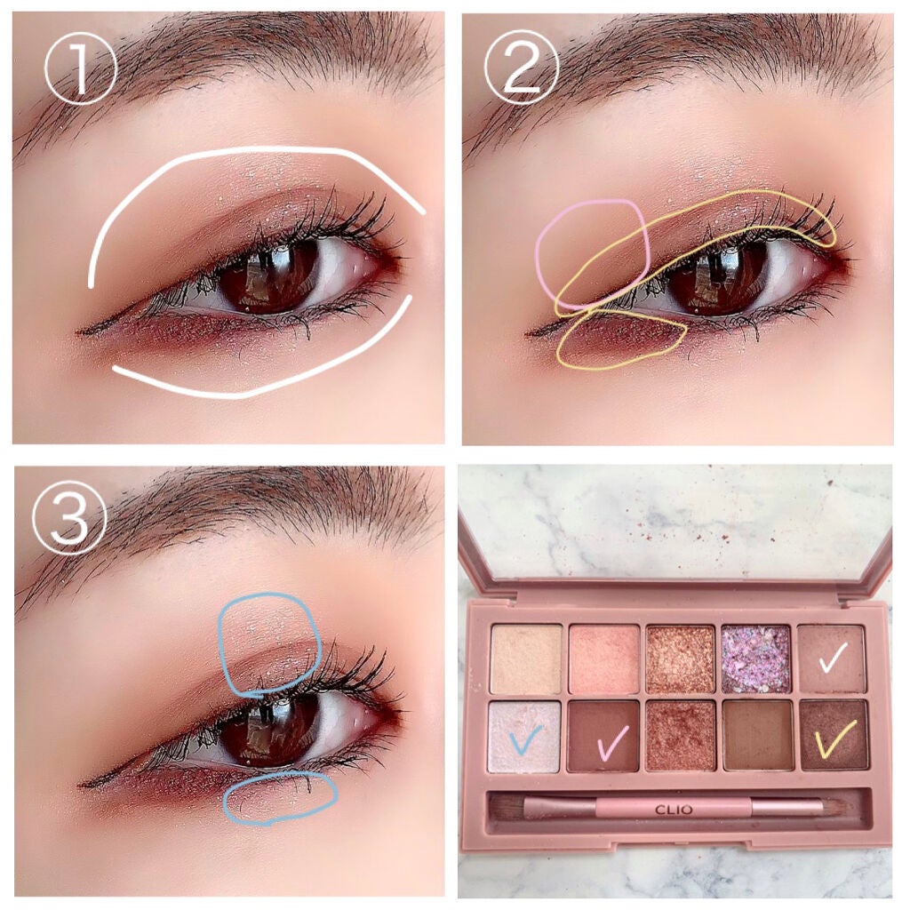 プロ アイ パレット/CLIO/アイシャドウパレットを使ったクチコミ(2枚目)