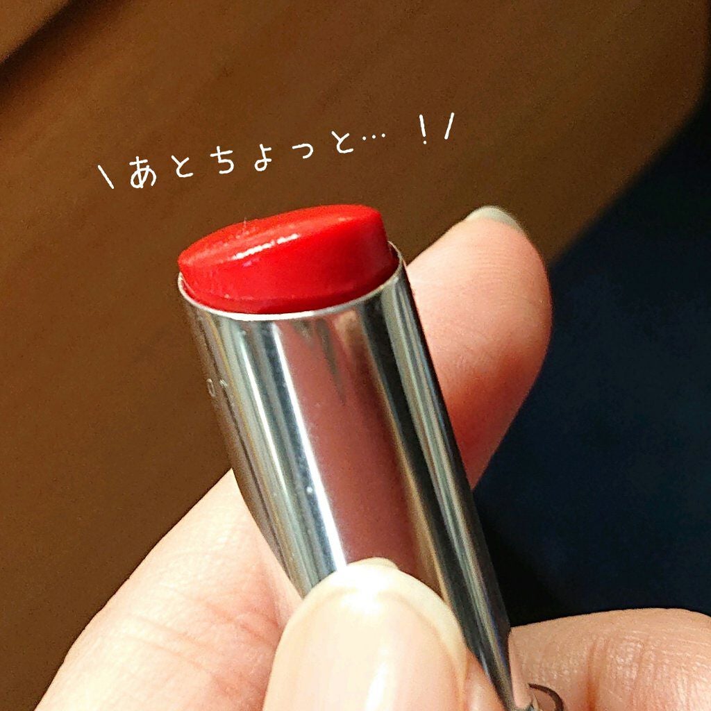 ラスティンググロスリップ/CEZANNE/口紅を使ったクチコミ(5枚目)