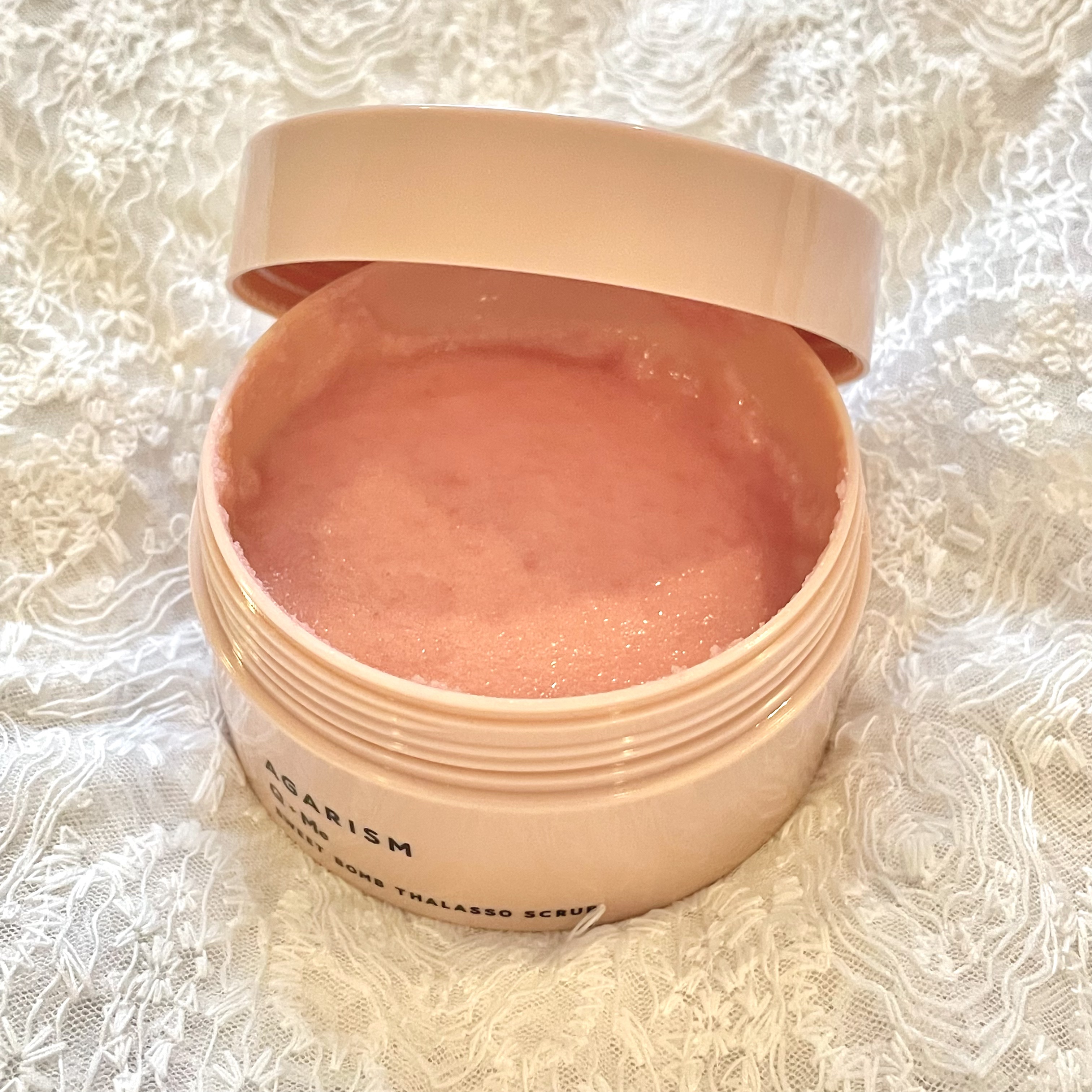 Q+Me スウィート ボム タラソ スクラブ/AGARISM/バストケア・ヒップケアを使ったクチコミ（2枚目）