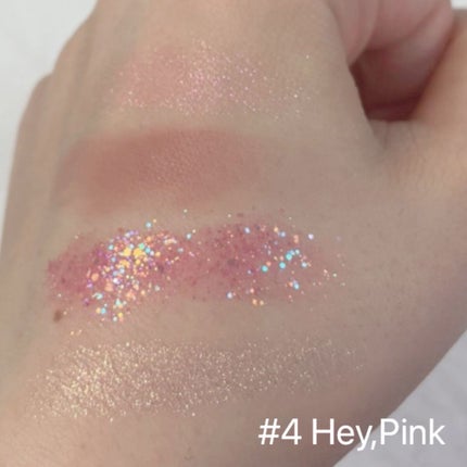 TWINKLE POP Pearl Flex Glitter Eye Palette/CLIO/アイシャドウパレットを使ったクチコミ(5枚目)