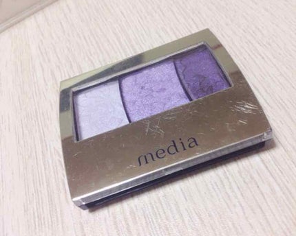 グラデカラーアイシャドウ/media/アイシャドウパレットを使ったクチコミ(1枚目)