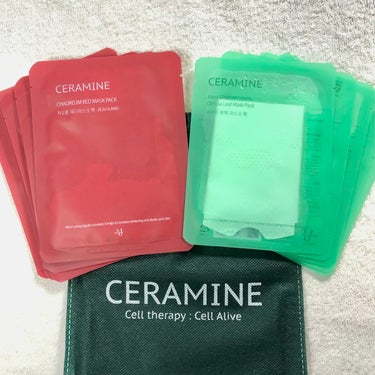 CHAOREUM RED MASK PACK/CERAMINE/シートマスク・パックを使ったクチコミ（1枚目）
