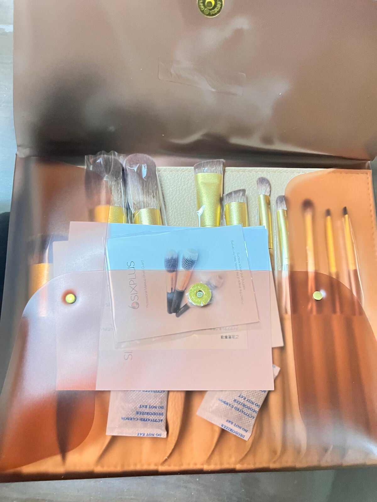 SIXPLUS X MARILYN 10本メイクアップブラシセット/SIXPLUS/メイクブラシを使ったクチコミ(3枚目)