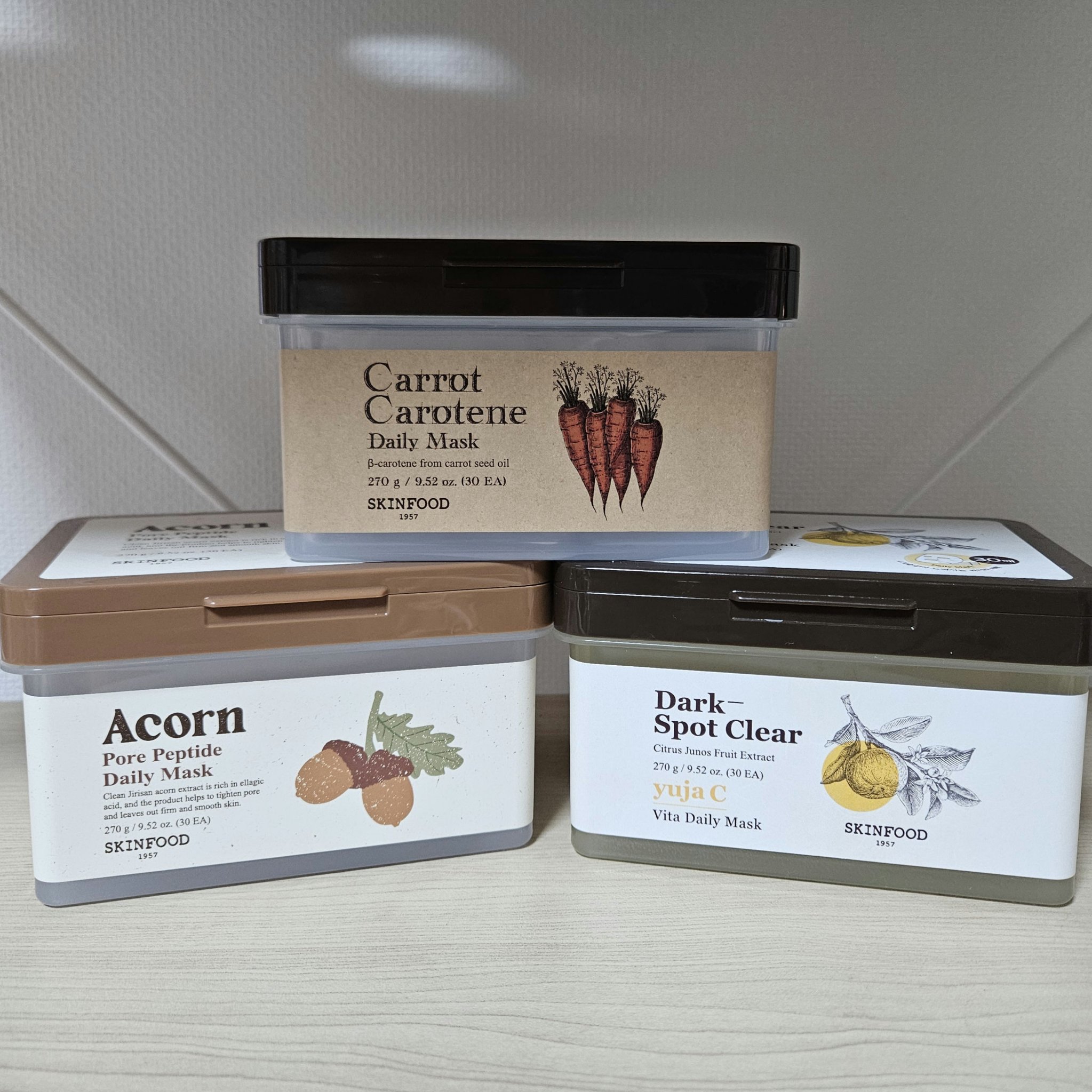 どんぐりポアペプチド デイリーマスク/SKINFOOD/シートマスク・パックを使ったクチコミ（1枚目）