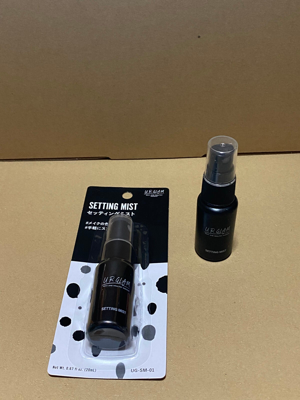 セッティングミスト/U R GLAM/ミスト状化粧水を使ったクチコミ(1枚目)