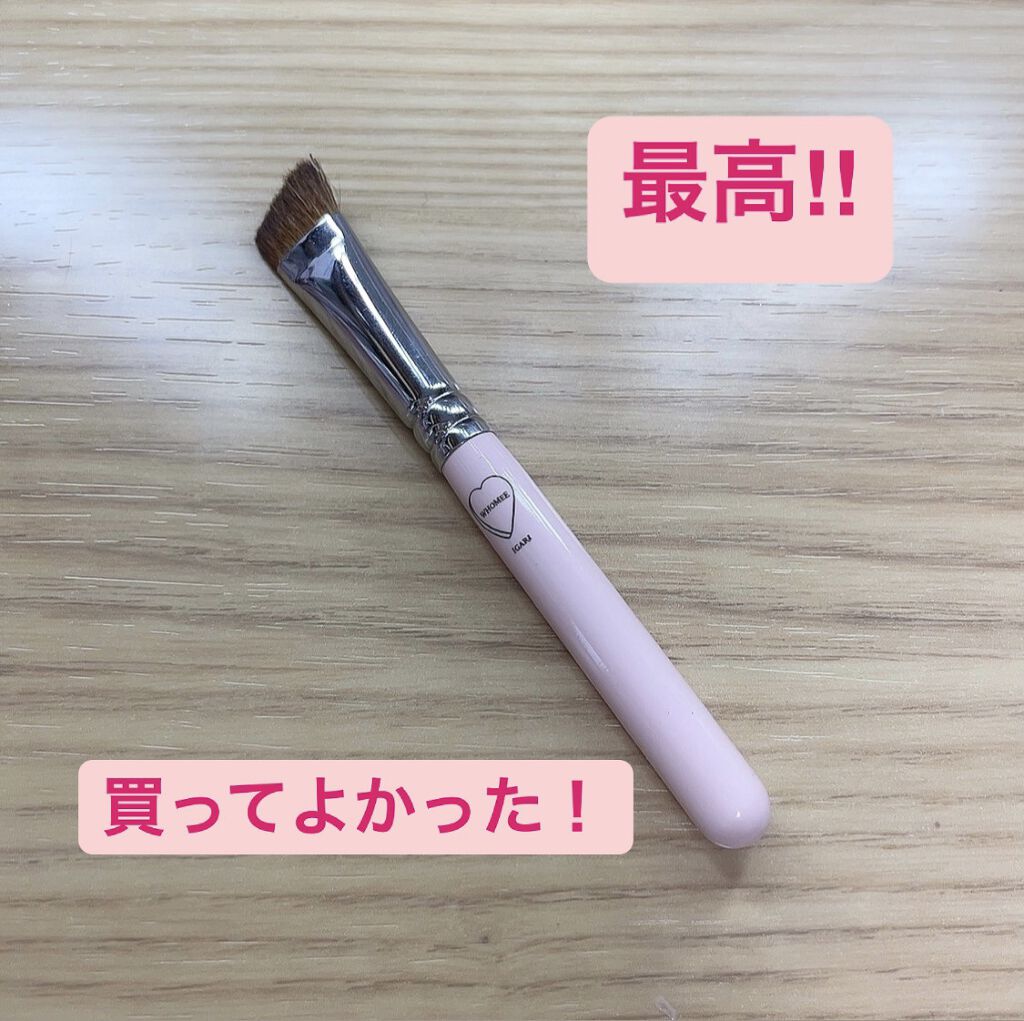 フーミー　アイブロウブラシ 熊野筆/WHOMEE/メイクブラシを使ったクチコミ（1枚目）