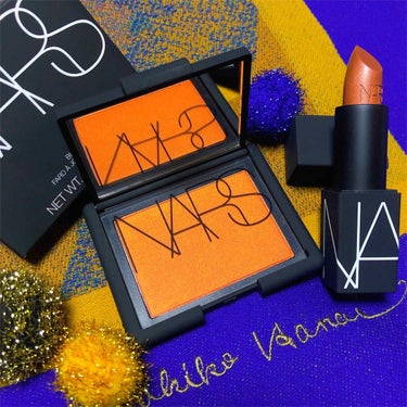 ▽NARS BLUSH / 4020  taj mahal
▽NARS LIPSTICK / 2916  HOT VOODOO
