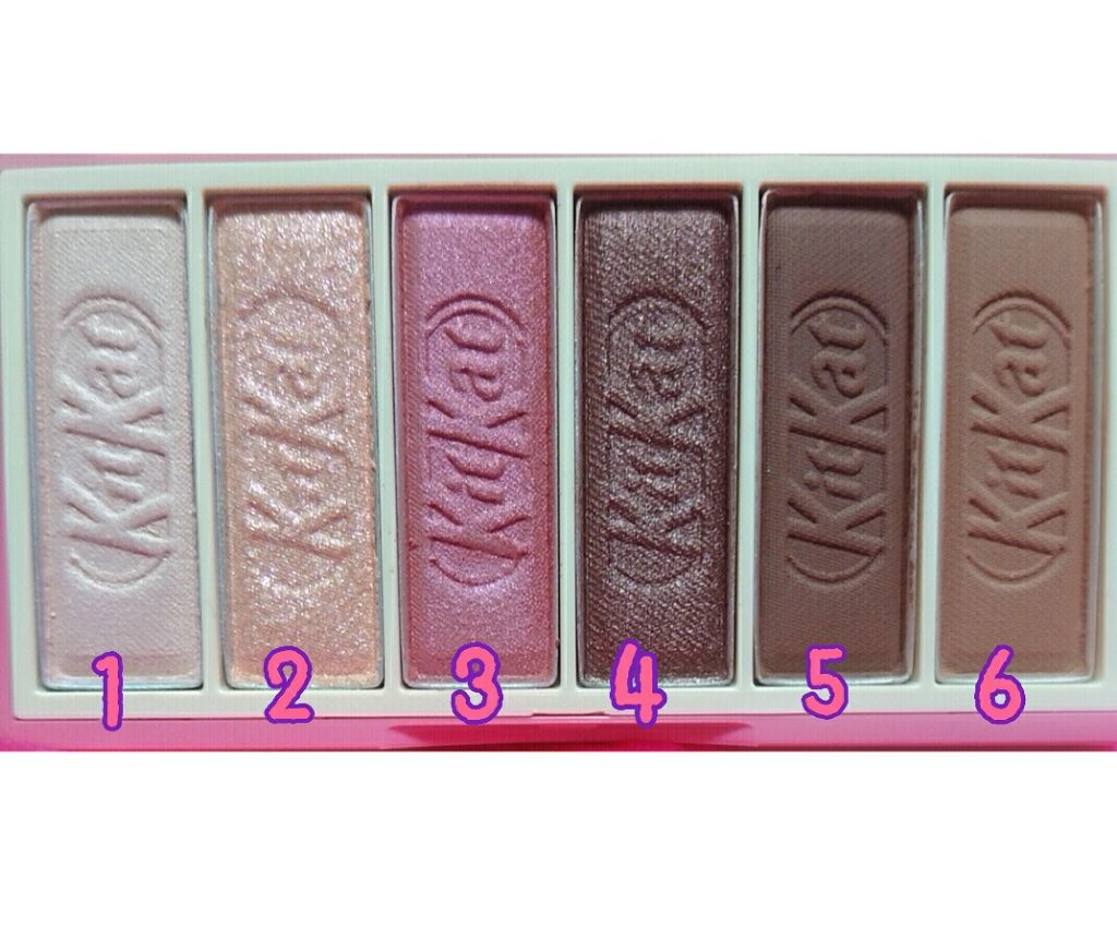 プレイカラーアイズ ミニ #キットカット ストロベリーティラミス/ETUDE/アイシャドウパレットを使ったクチコミ(2枚目)