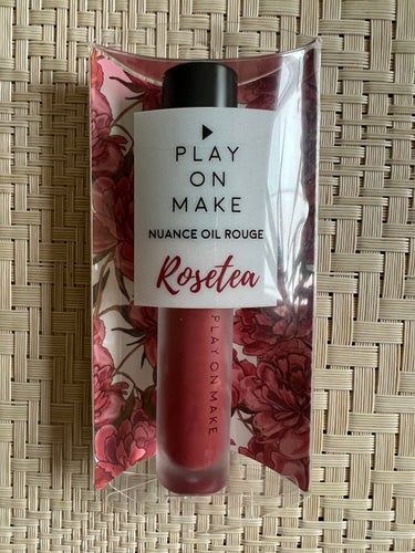 play on make ニュアンスオイルルージュ(リップカラー)のクチコミ「play on make
ニュアンスオイルルージュ
#Rosetea🌹


雑貨屋さんを巡って.....」（2枚目）