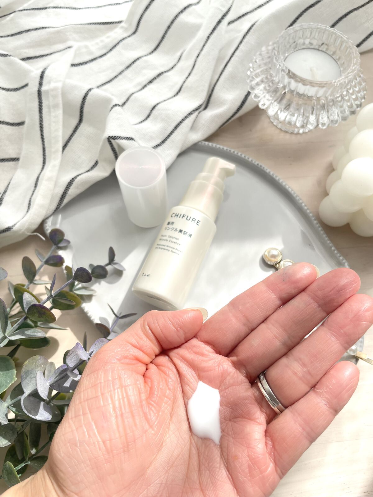 薬用 リンクル美容液/ちふれ/美容液を使ったクチコミ（3枚目）