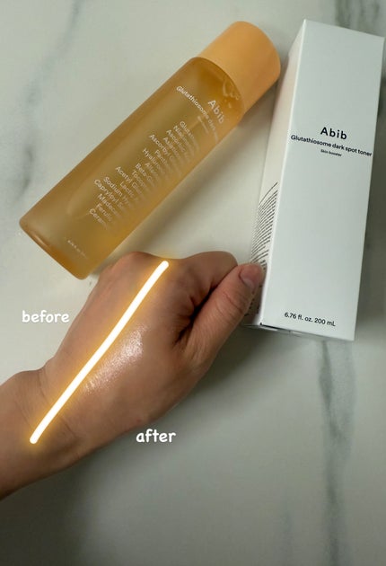 アビブ グルタチオンソームダークスポットトナースキンブースター/Abib /化粧水を使ったクチコミ(4枚目)