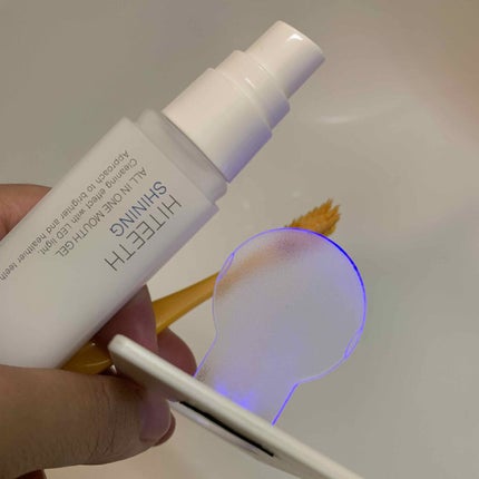 HITEETH ALL IN ONE MOUTH GEL SHINING LEDライト付き/R&/その他オーラルケアを使ったクチコミ(2枚目)