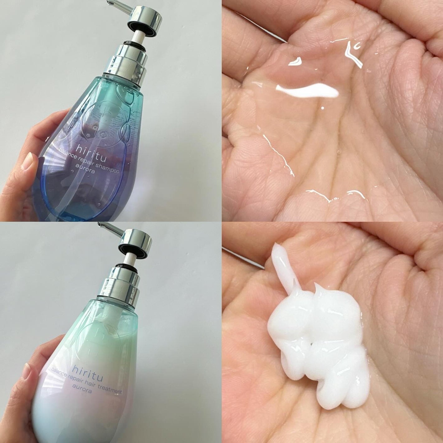 ヒリツ バランスリペアシャンプー/ヘアトリートメント オーロラ/hiritu/市販シャンプーを使ったクチコミ(3枚目)