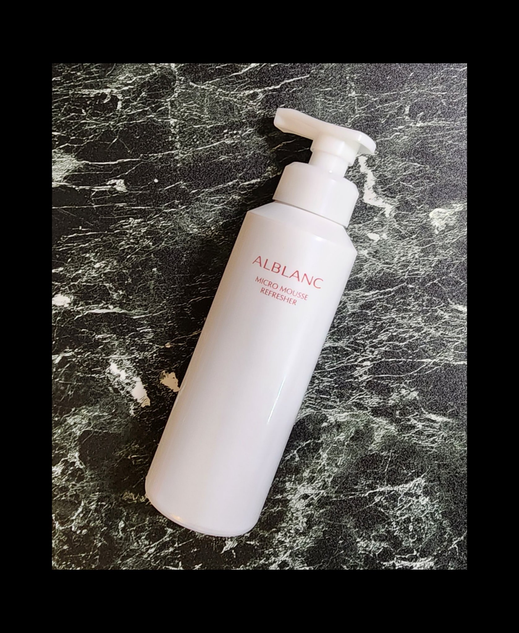 マイクロムース リフレッシャー/ALBLANC/泡洗顔を使ったクチコミ（1枚目）