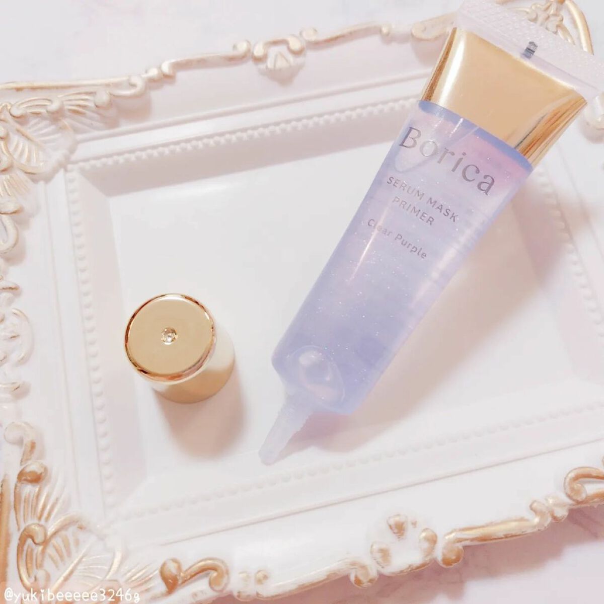 美容液マスクプライマー<クリアパープル>/Borica/化粧下地を使ったクチコミ(2枚目)