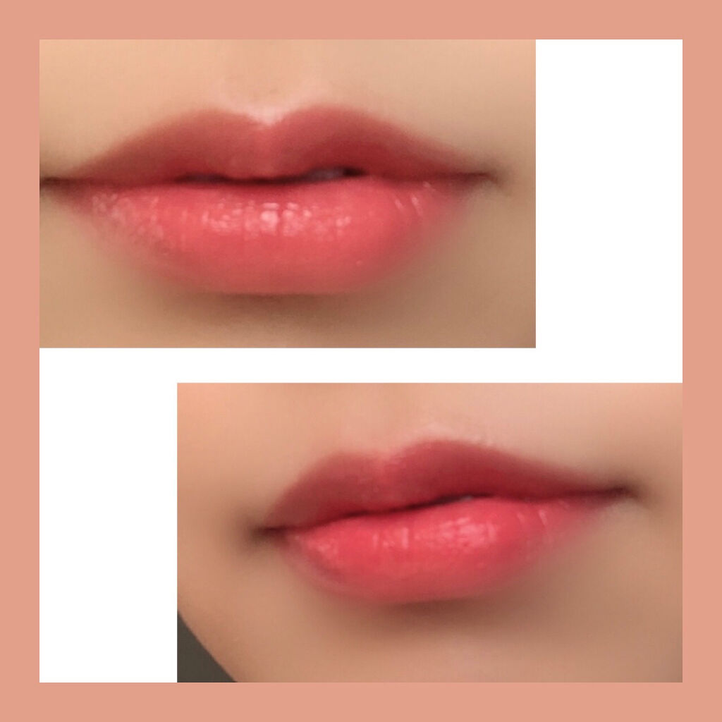 ラスティンググロスリップ/CEZANNE/口紅を使ったクチコミ（2枚目）