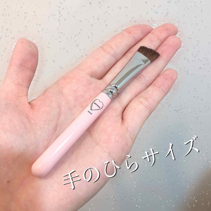 フーミー アイブロウブラシ 熊野筆/WHOMEE/メイクブラシを使ったクチコミ(2枚目)