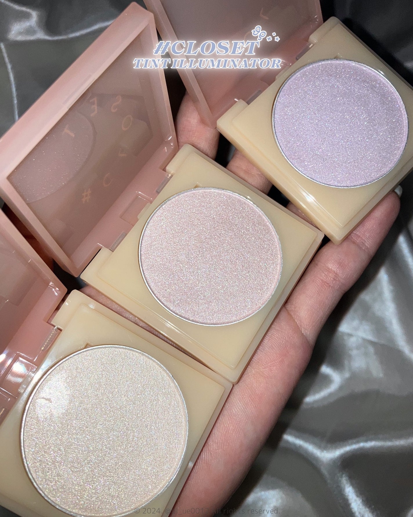 ティントイルミネーター/#CLOSET/パウダーハイライトを使ったクチコミ(2枚目)