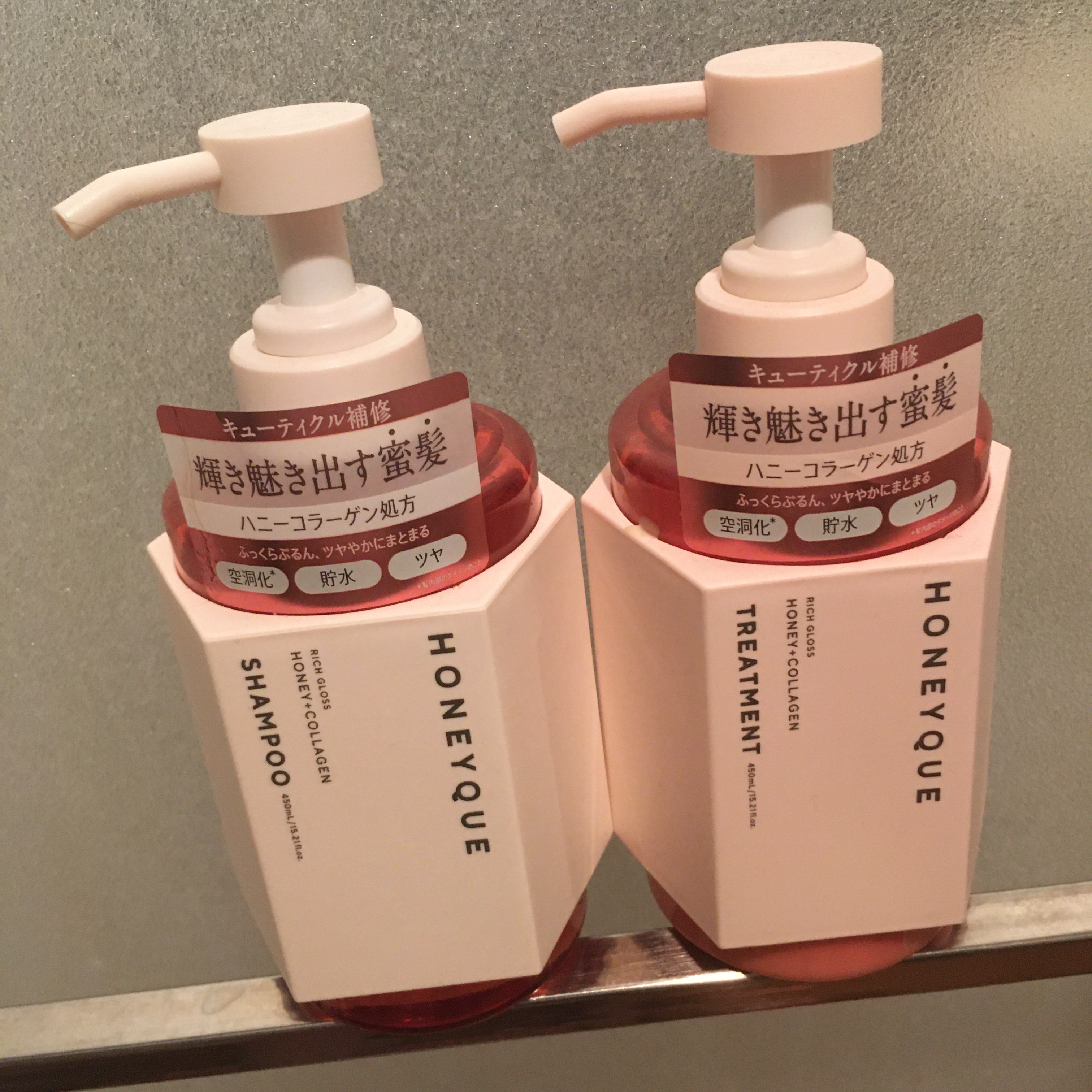 リッチグロス シャンプー シャイニー／ヘアトリートメント シャイニー/ハニーク/市販シャンプーを使ったクチコミ（1枚目）