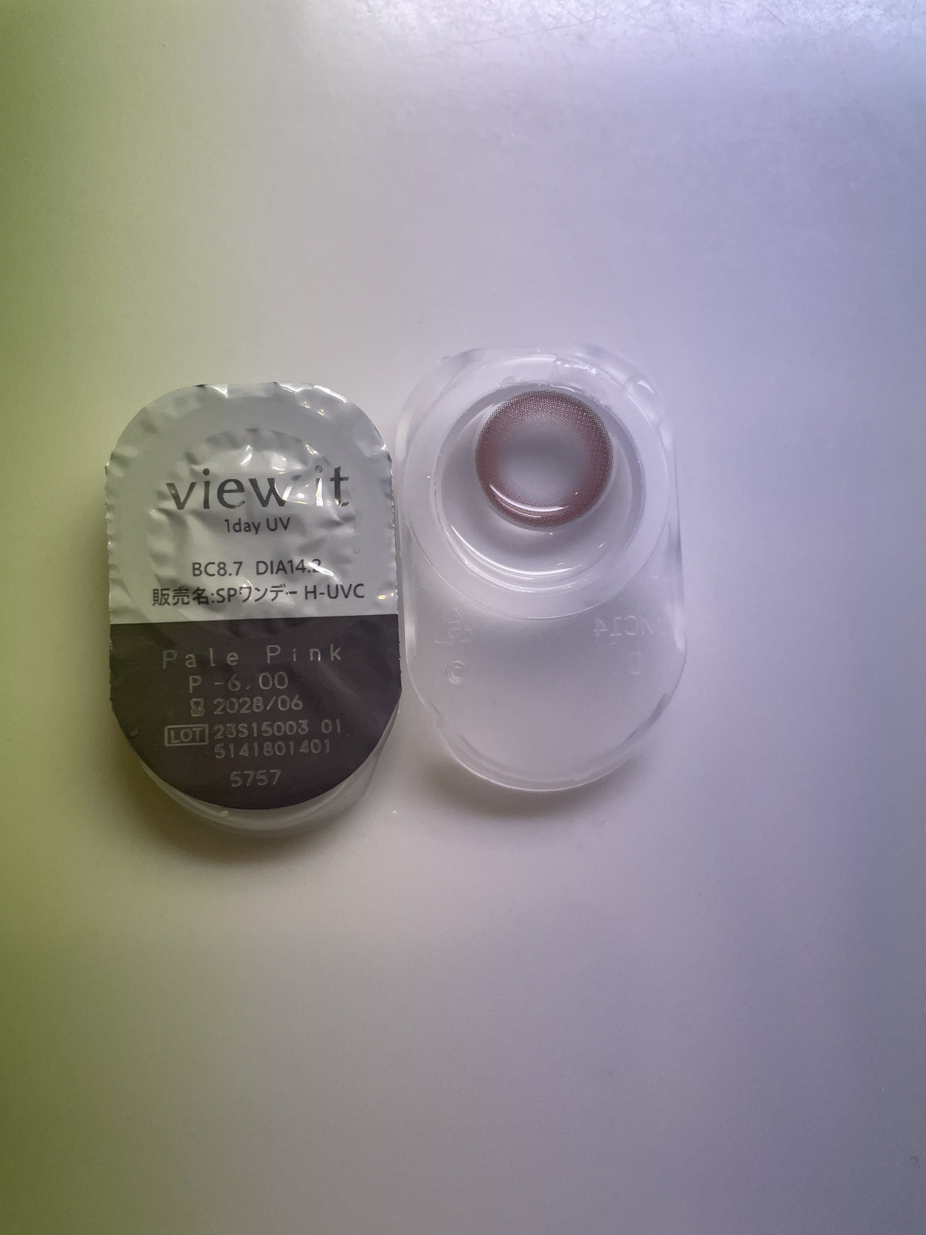 view it color 1day uv/view it/ワンデー（１DAY）カラコンを使ったクチコミ（1枚目）