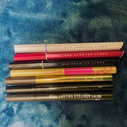 スキニーリッチライナー/excel/リキッドアイライナーを使ったクチコミ(1枚目)