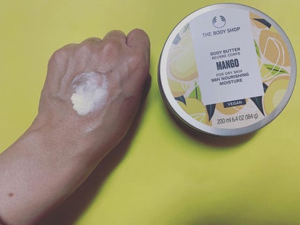 ボディバター マンゴー/THE BODY SHOP/ボディクリームを使ったクチコミ(4枚目)