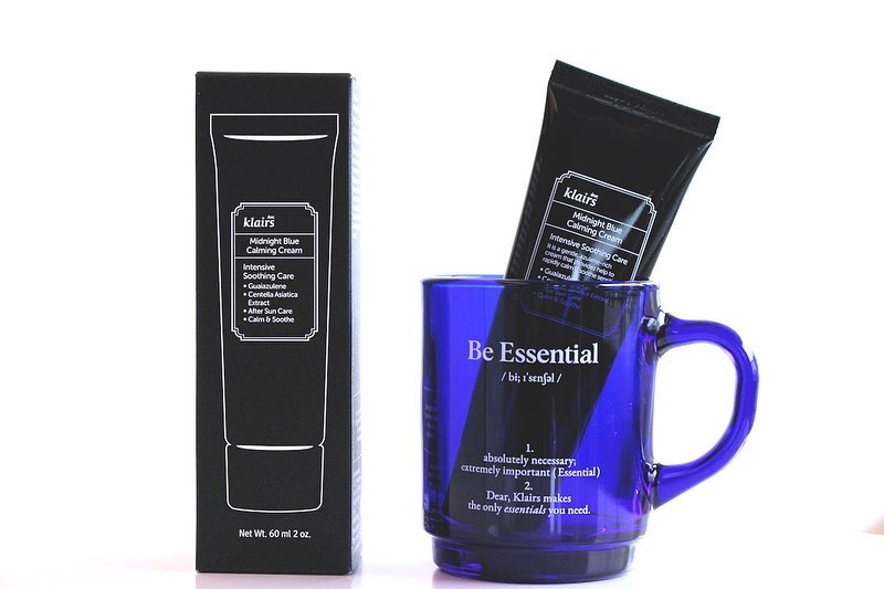 ミッドナイトブルーカーミングクリーム/Klairs/フェイスクリームを使ったクチコミ（1枚目）