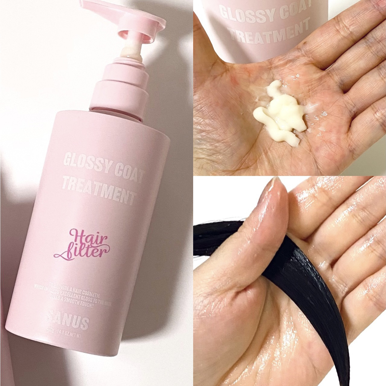 GLOSSY COAT SHAMPOO / TREATMENT/SANUS HAIR FILTER/市販シャンプーを使ったクチコミ（3枚目）