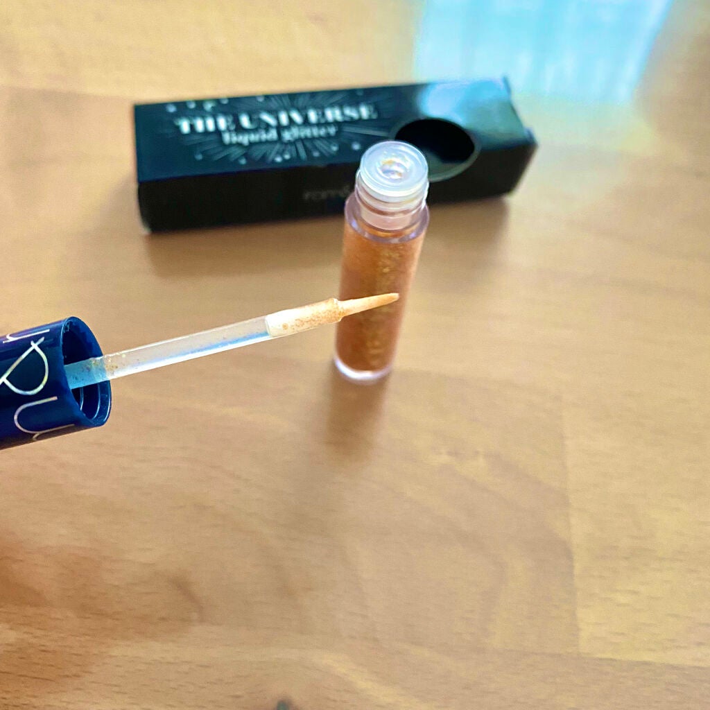 リキッド グリッター シャドウ/rom&nd/グリッターを使ったクチコミ(3枚目)