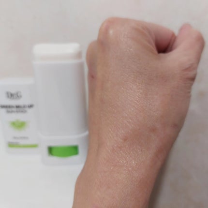 グリーンマイルドサンスティック SPF50+ PA++++/Dr.G/日焼け止めスティックを使ったクチコミ(3枚目)