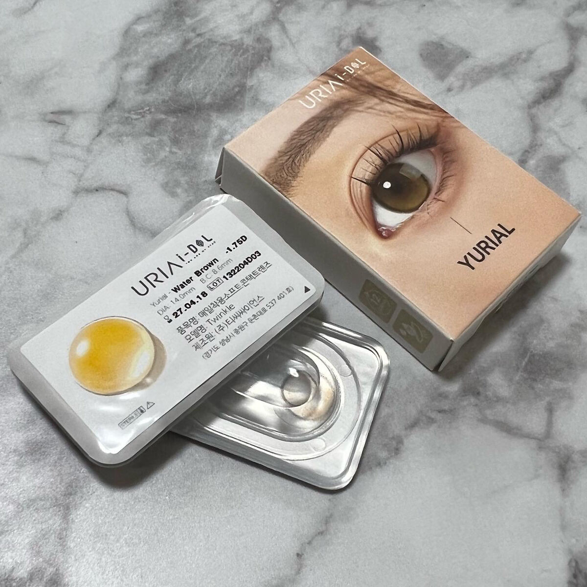 YURIAL Monthly/i-DOL/カラーコンタクトレンズを使ったクチコミ（2枚目）