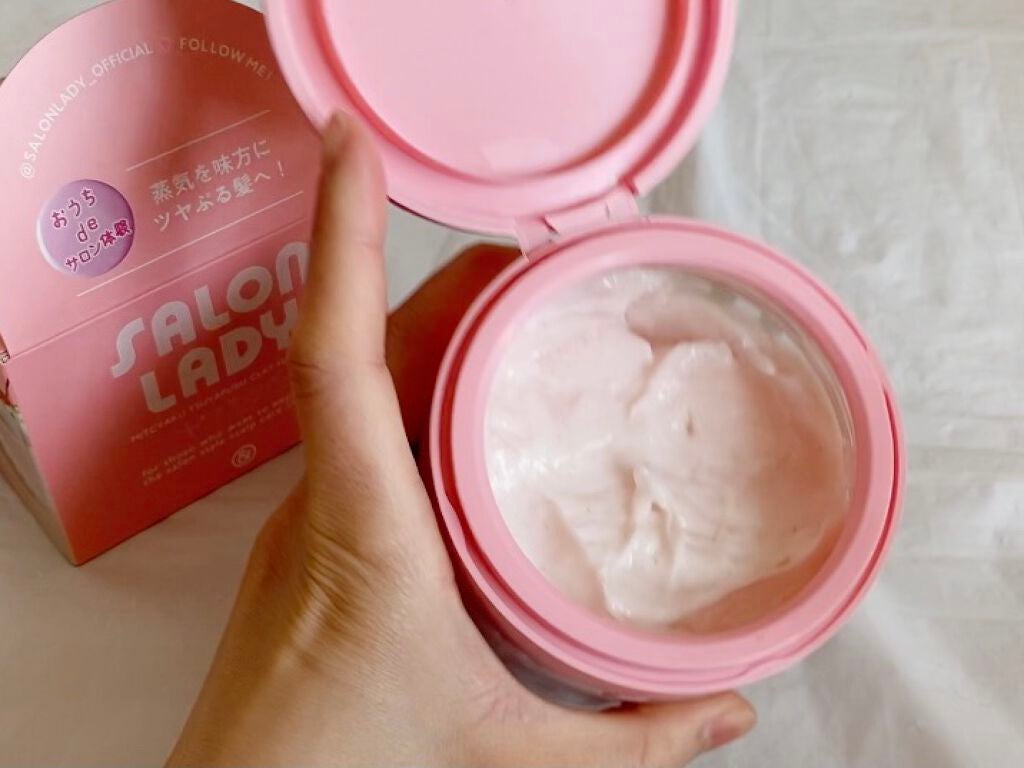 サロンレディ 密着ツヤぷるクレイヘアマスク/SALON LADY/ヘアマスク・ヘアパックを使ったクチコミ(2枚目)