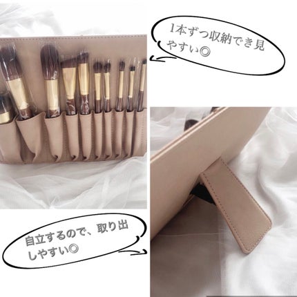 SIXPLUS X MARILYN 10本メイクアップブラシセット/SIXPLUS/メイクブラシを使ったクチコミ(6枚目)