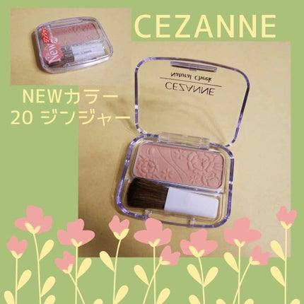 ナチュラル チークN/CEZANNE/パウダーチークを使ったクチコミ(1枚目)