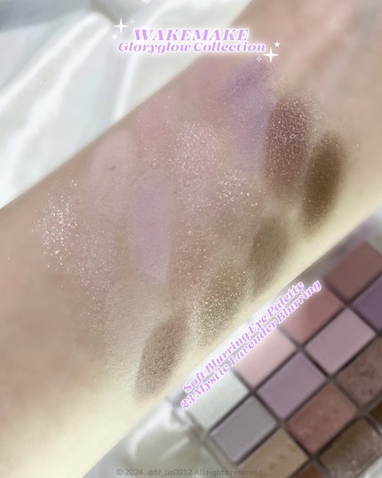 ソフトブラーリングアイパレット/wakemake/アイシャドウパレットを使ったクチコミ(5枚目)