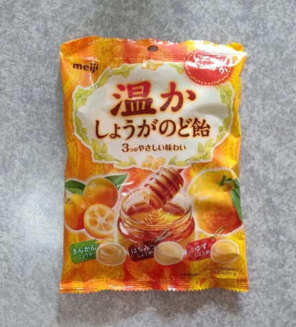 meiji 温かしょうがのど飴/明治/食品を使ったクチコミ(1枚目)