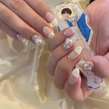 #ジェルネイル,#ワンカラーネイル,#ニュアンスネイル,#うるうるネイル,#ちゅるんネイル,#シンプルネイル,#パーツネイル,#透け感ネイル,#クリアネイル,#ぷっくりネイル,#ちぐはぐネイル,#韓国ネイル,#きらきらネイル,#うるつやネイル,#フレンチガーリーネイル,#ピンクネイル,#パールネイル,#フレンチネイルのネイルデザイン