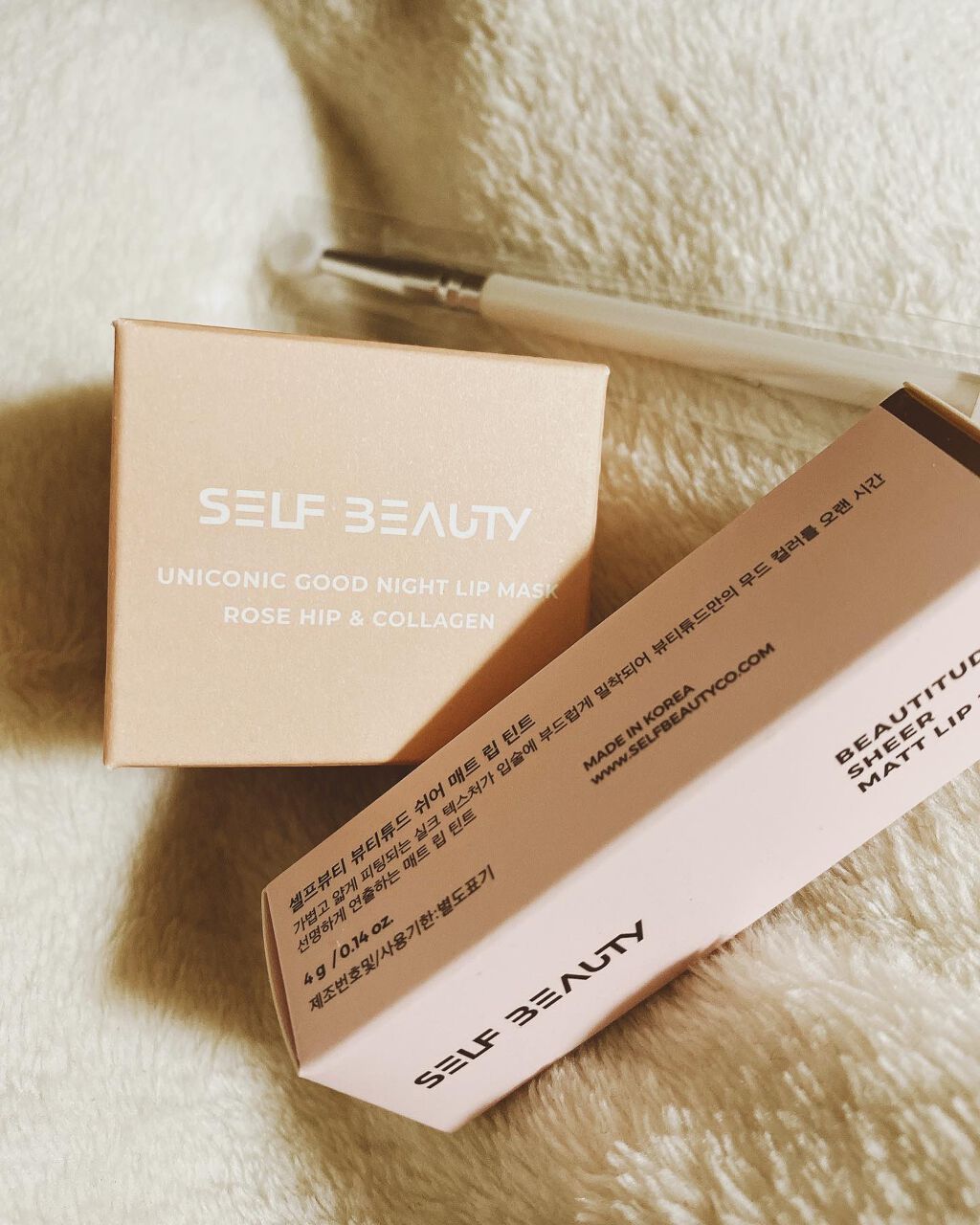 GLOSSY LIP TINT/SELF BEAUTY/口紅を使ったクチコミ（1枚目）