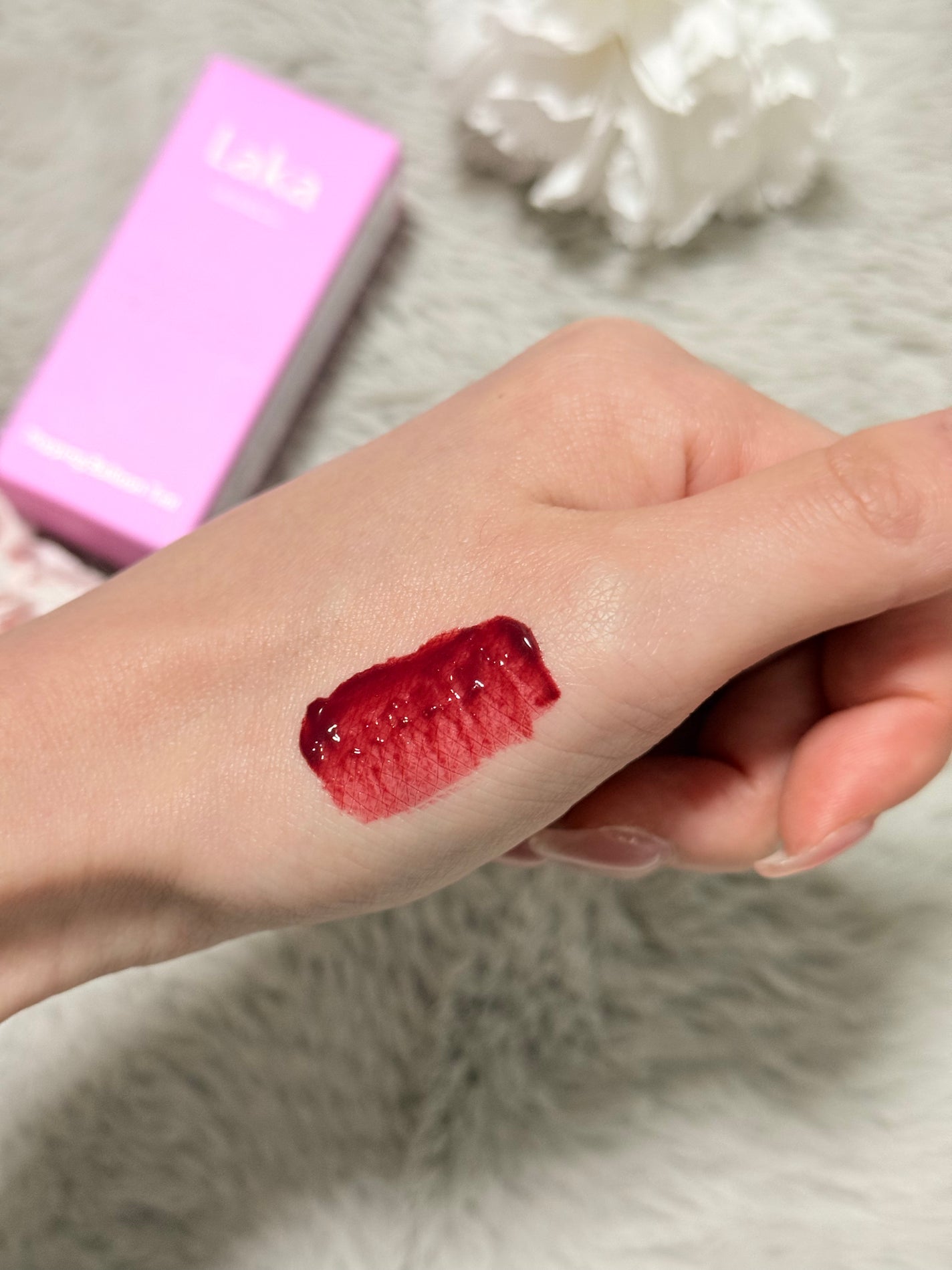 ポッピングバルーンティント/Laka/リップティントを使ったクチコミ(3枚目)