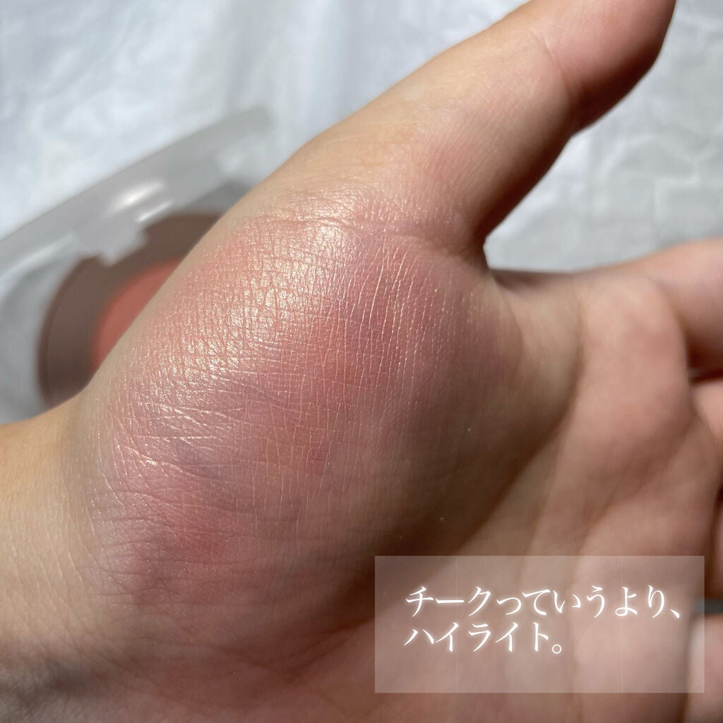 トゥルーディメンショングロウチーク/hince/パウダーチークを使ったクチコミ(3枚目)